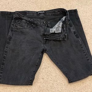 Slim Fit Black Jeans for men